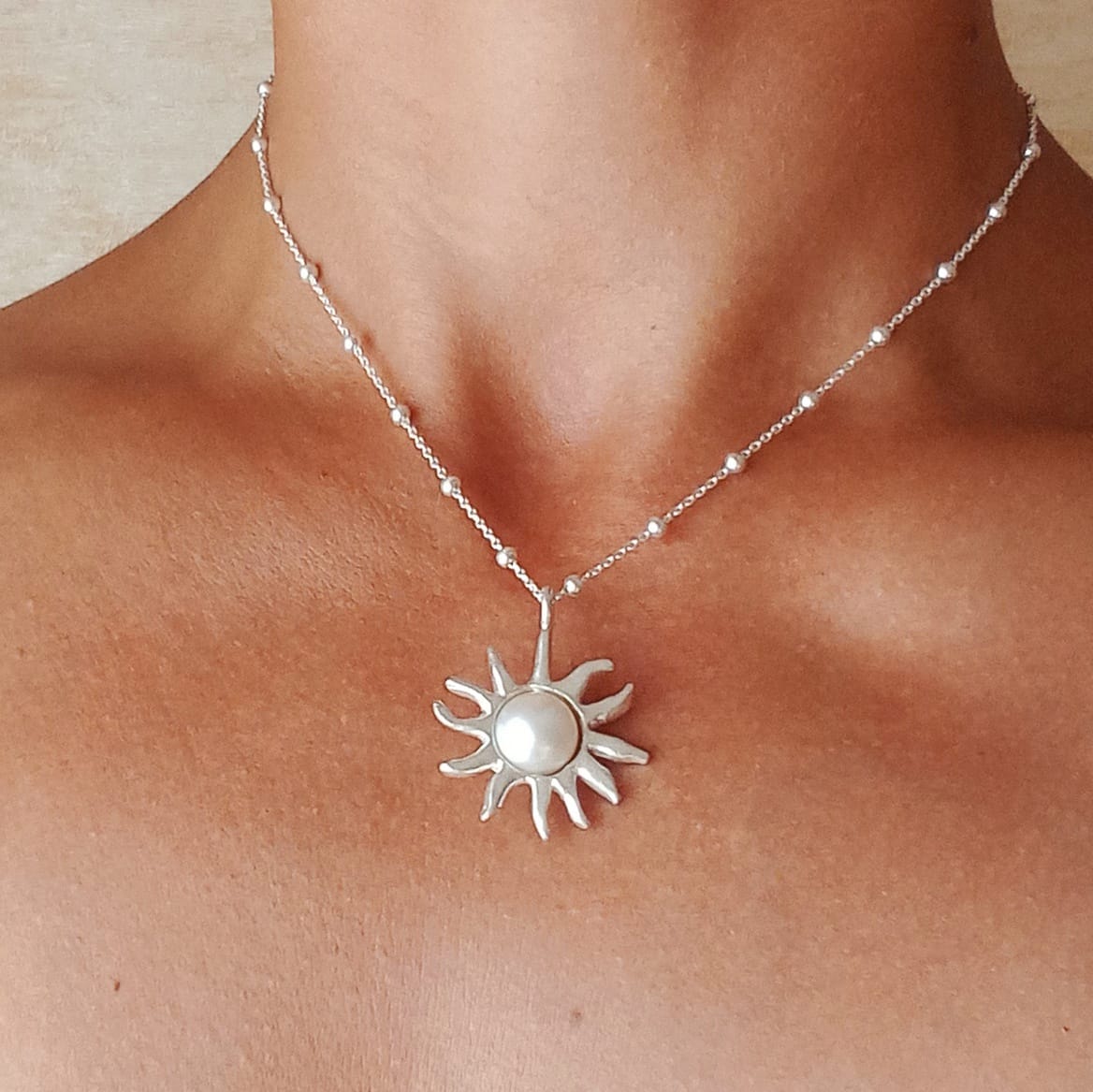 Nucleo (argento e perla giapponese)