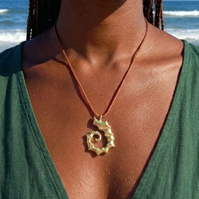Custode del mare (ottone dorato)