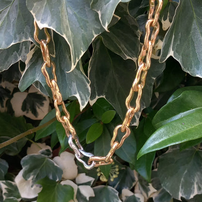 Unda (ottone dorato e argento)